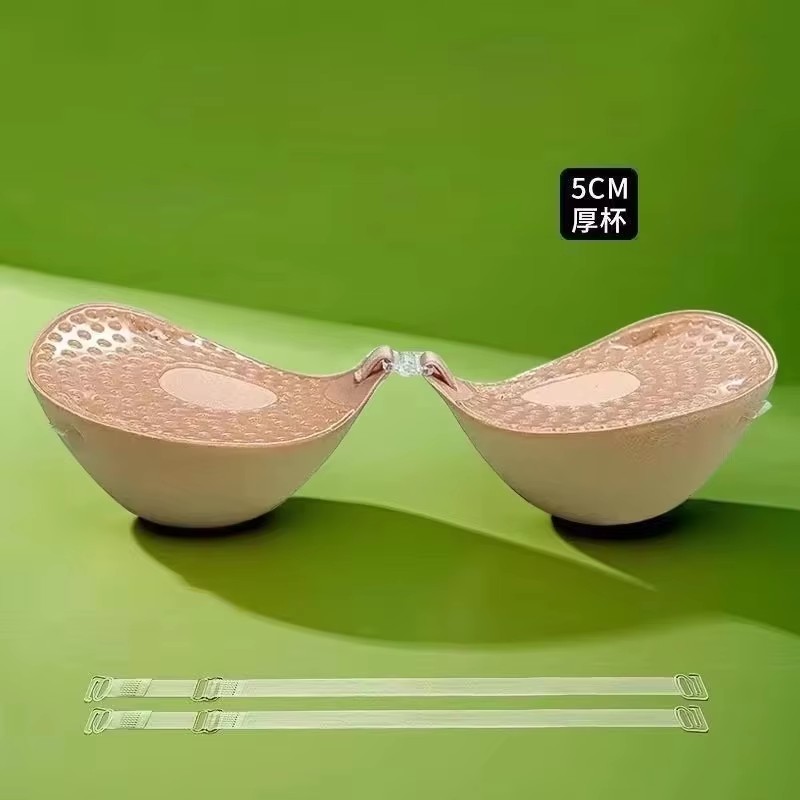 Plunge Bra Push Up - 5 cm dicker, atmungsaktiver, selbstklebender BH,